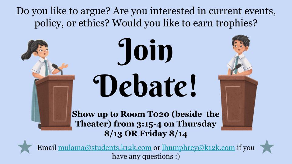 Join Debate!